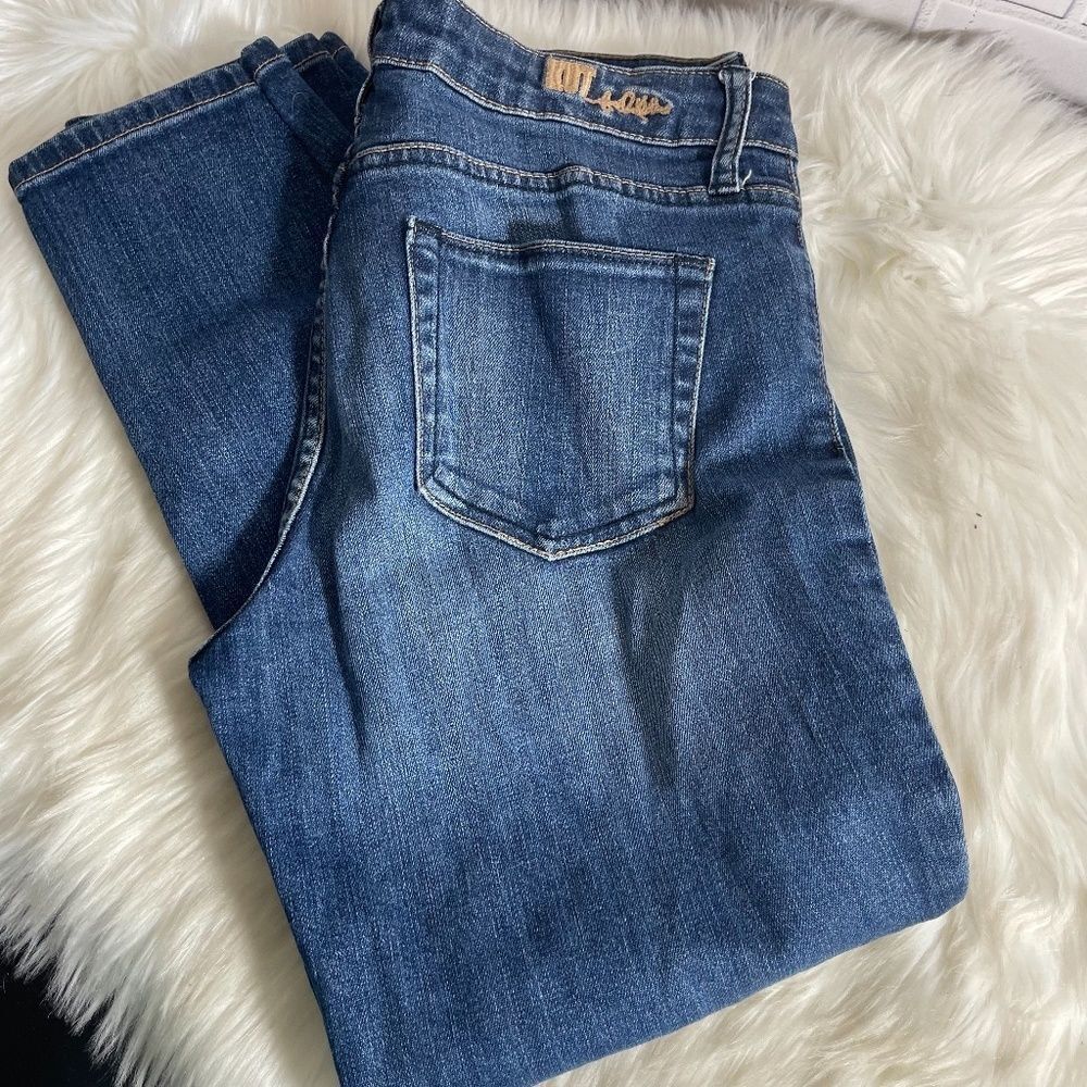 Kut From The Kloth Busted Knee Jeans Sz 6‎ - Picture 2 of 12